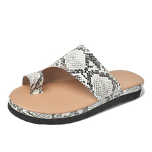 Load image into Gallery viewer, Women's solid color toe sandals